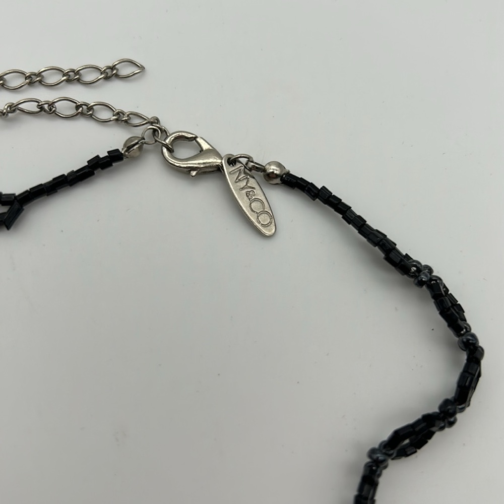 Black Beaded Choker - Picture 2 of 2